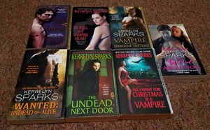 Lot of 7 paranormal romance vampire bks, KERRELYN SPARKS  Series: Love At Stake - Picture 1 of 7