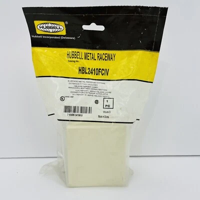 Tapa de montaje de entrada de metal Hubbell HBL2410FCIV 2410FC marfil serie 2400 ~NUEVA~ Foto 1 de 4