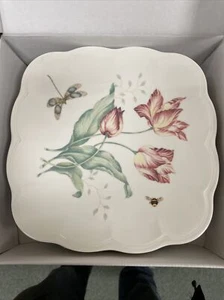 Lenox Geschirr Butterfly Meadow eckig Porzellan Akzent Teller - Bild 1 von 2