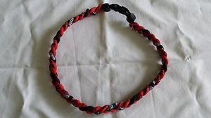 Titanium Ionic Tornado Sport Baseball Necklace 20" 3-rope Braid US Seller - Picture 1 of 46