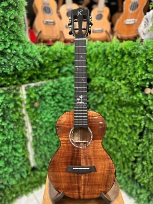 Kamehameha Ukulele KT #05 EQ ALL SOLID HAWAIIAN KOA Tenor w/electric pickup - Image 1 of 4