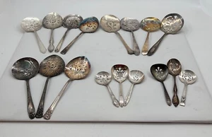 Lot of 17 Assorted Used Silverplate Tomato & Bon Bon Servers - Lot#321 - Picture 1 of 5