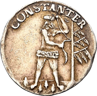 1710 German States Brunswick Wolfenbuttel Wildman 2 Mariengroschen NGC XF40 - Image 1 of 3