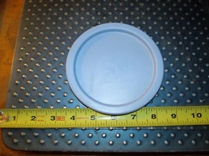 Couvercle de remplacement pour bidon Tupperware « A » bleu clair rond #2423E - Photo 1/2
