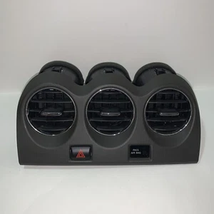 Nissan Altima 2007-2012 tablero central ventilaciones de aire negro con interruptor de peligro OEM - Imagen 1 de 9