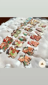 Merry Christmas Decoration Wood Decor Ornaments Christmas Happy New Year Gifts - Picture 1 of 5