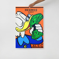 Alec Monopoly Picture Print Scrooge McDuck Graffiti High Quality Wall Poster 