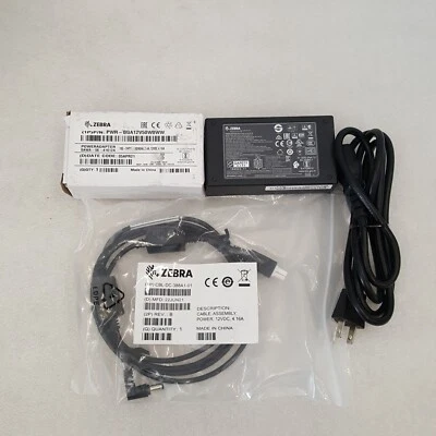 1PCS NEW ZEBRA POWER ADAPTER PWR-BGA12V50W0WW NEW ZEBRA POWER ADAPTER PWR-BGA12V50W0WW W/CBL-DC-388A1-01 CABLE W/POWER CORD