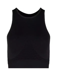 Sweaty Betty Ladies Stamina High Neck Bra Black Medium New - Picture 1 of 4