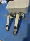 Must Go !! Chrome Handle Pack, Handle (pair) ,3” Latch, 3 X 3” Hinges