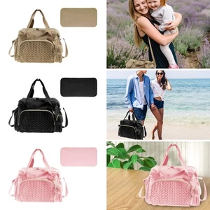 Traveling Diaper Bags Portable Baby Bag with Pacifier Case for Babies qiHtc - Picture 1 of 27