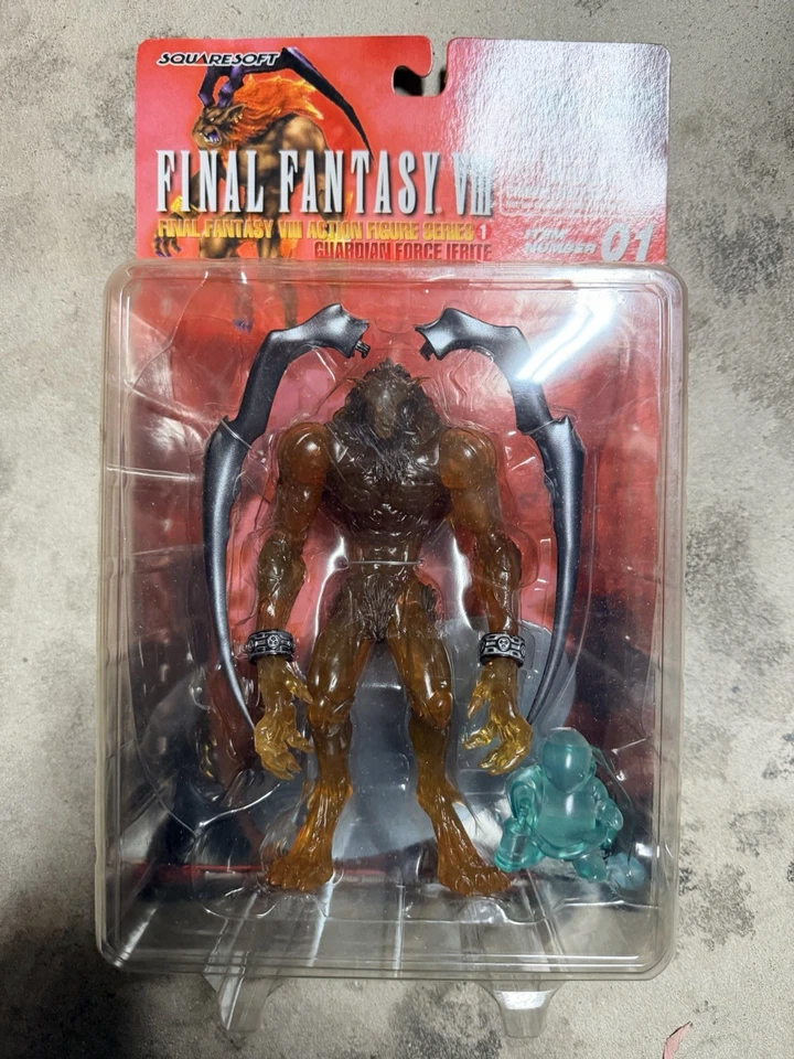 FINAL FANTASY VIII 8 Guardian Force IFRIT Action Figure Clear Version SEALED NEW - Image 1 of 4