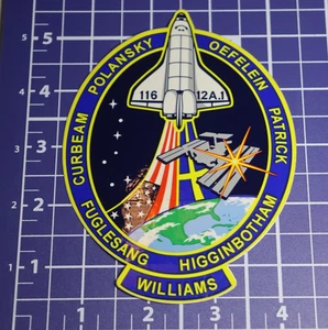 NASA - Space Shuttle Programm - STS-116 - Mission Patch Aufkleber NEU - Bild 1 von 2