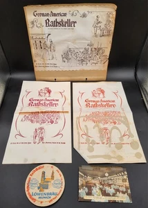 1963 Rathskeller Restaurant New York City Menus, Placemat, Coaster, Postcard - Picture 1 of 7