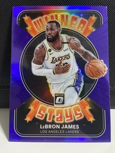 LeBron James 2021-22 Panini Donruss Optic Basketball Winner Stays Purple Prizm - Bild 1 von 2