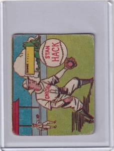 1943 R302-01 M.P. & Co Stan Hack - Chicago Cubs - Picture 1 of 2