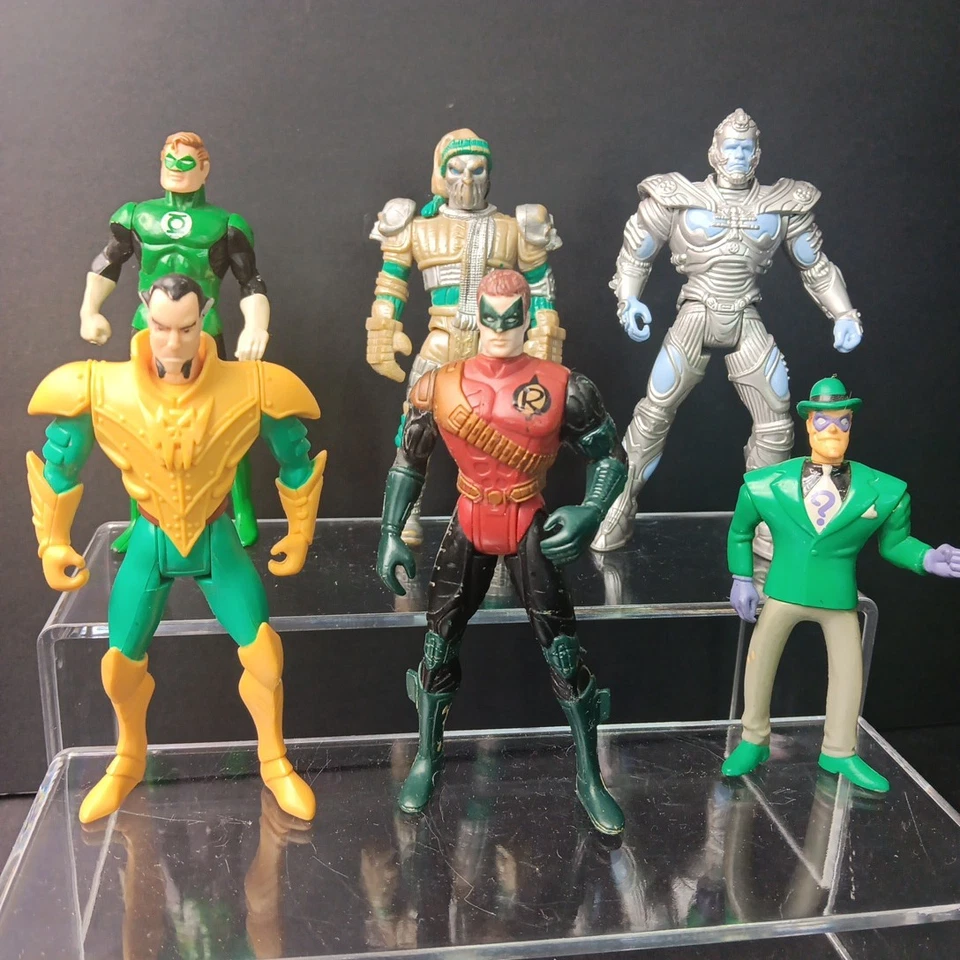 6x Vintage 80s 90s Batman Series Action Figures Used, See Photos, Read CN - Image 1 of 4