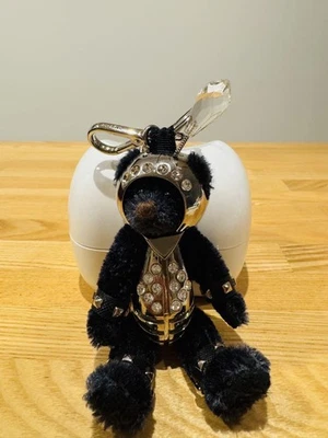PRADA Key Ring Keychain Bag Charm Bear Black Authentic - Image 1 of 4