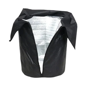 Black Plant Pot Cover for Pots 65 by 70 CM Thermal Protection PP Material - Picture 1 of 7