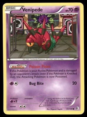 Venipede 72/149 Boundaries Crossed Regular Non Holo Light Played LP - Image 1 of 2