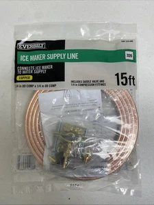 Everbilt 7251-15-14-KIT-EB 1/4 in. x 15 ft. Copper Icemaker Installation Kit - Picture 1 of 7