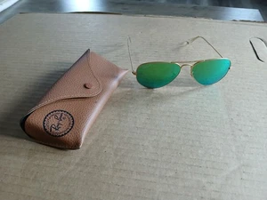Ray Ban 58014 Pilotenbrille verspiegelte Gläser mit Etui - Bild 1 von 11