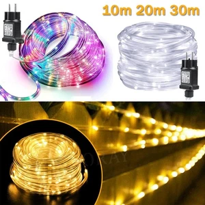 LED Lichterschlauch Lichterkette Lichtschlauch Wasserdicht Außen/Innen 10-30M DE - Bild 1 von 48