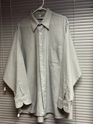 Geoffrey Beene Men’s Dress Shirt 17.5 34/35 Long Sleeve Wrinkle Free - Image 1 of 4