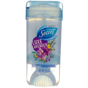 Secret Fresh Clear Gel Antiperspirant Deodorant, Luxe Lavender, 2.6 oz - Picture 1 of 5