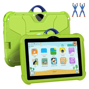 2025 Kids Tablet 7 Inch, Android, 4GB+64GB Storage, Bundle, WIFI, Free Case NEW - Picture 1 of 25