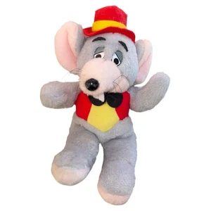 Peluche giocattolo Showbiz Pizza Time Chuck E Cheese 10" 1992 peluche ratto - Foto 1 di 5