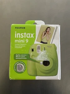 NUEVA cámara fotográfica instantánea Fujifilm Instax Mini 9 verde lima OEM genuina SELLADA - Imagen 1 de 7