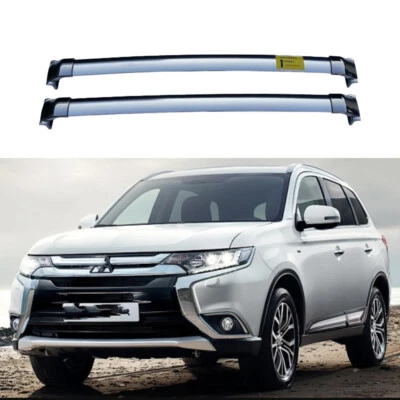 Crossbar Roof Racks Fits for Mitsubishi Outlander 2016-2021 2PCS Stainless Steel - Image 1 of 4