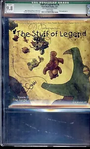 STUFF OF LEGEND #4 V2 CGC 9.8 PÁGINAS BLANCAS FIRMADAS POR CHARLES SCOTT WILSON III - Imagen 1 de 2
