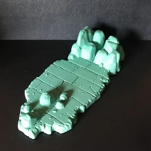 MOTU Origins Castillo Grayskull Diorama Constructor Tierra de Roca Figura Soporte Exhibición - Imagen 1 de 11