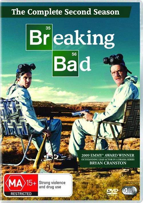 Breaking Bad : Season 2 (DVD, 2009) TV Drama Region 4 Free Post Good Condition - Image 1 of 1