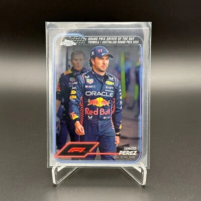 2024 Topps Chrome Formula 1 SERGIO PEREZ #161 Grand Prix Driver of the Day - Image 1 of 4