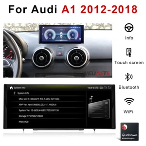 Android Car GPS BT Radio Head Unit Wireless Carplay 4+64GB For Audi A1 2012-2018 - Picture 1 of 12