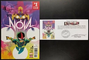 Nova (2017) #1 EACH SIGNED by Ramon Perez with Notarized Witness of Signature - Picture 1 of 16