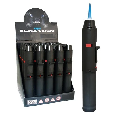 M3 Black Turbo Blue Laserflamme Sturmfeuerzeug Brenner Feuerzeug Jet Flamme Blau - Bild 1 von 3