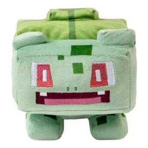 Minecraft Bulbasaur Peluche Imbottito Pokemon Quest NUOVO! - Foto 1 di 9
