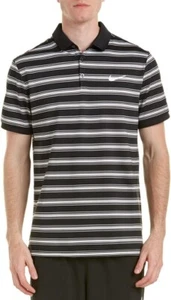 Nike Herren Court Dry Tennis Polo T-Shirt, Farbe: Schwarz/Weiß, Größe: Small - Bild 1 von 1