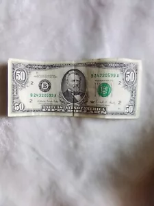 50 U.S.Dollar Bill 1988 OLD NOTE - Picture 1 of 2