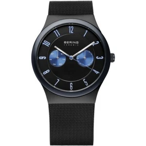 Bering Men's Wristwatch Slim Ceramic - 32139-227 Meshband - Picture 1 of 2