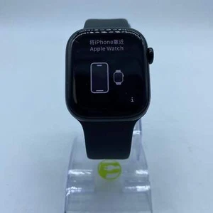 GPS Only Apple Watch Series 10 42MM Jet Black Aluminum Black Sport Band - Picture 1 of 3