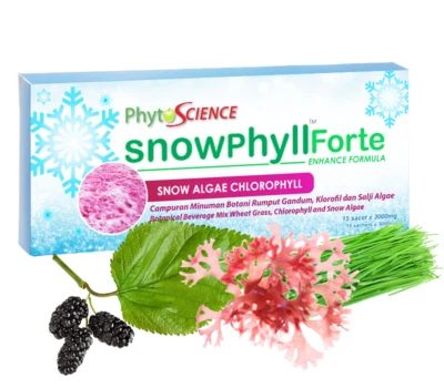 1 Box Phytoscience Snowphyll Forte Snow Algae Chlorophyll Mulberry Leaf Extract - Image 1 of 4