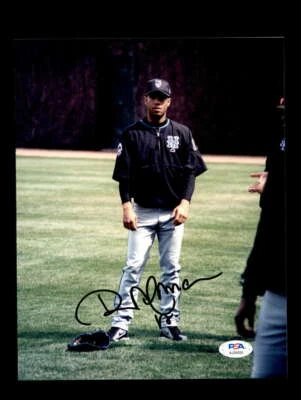 Roberto Alomar PSA DNA Coa Signed 8x10 Photo Mets Autograph - Image 1 of 3