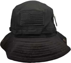 USA American Flag Patch Bucket Hat - Picture 1 of 2