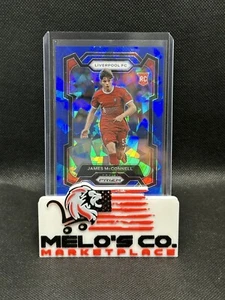 2023 Panini Prizm EPL James McConnell Rookie Liverpool Blue Cracked Ice /75 #85 - Picture 1 of 2