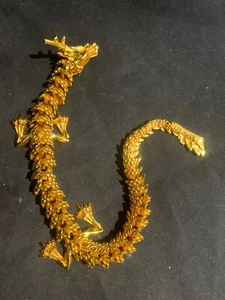 WOW Chinesisches Messing mit Vergoldung handgefertigt *Drache* - Bild 1 von 10